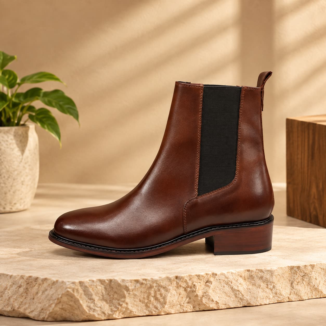Ladies leather footwear