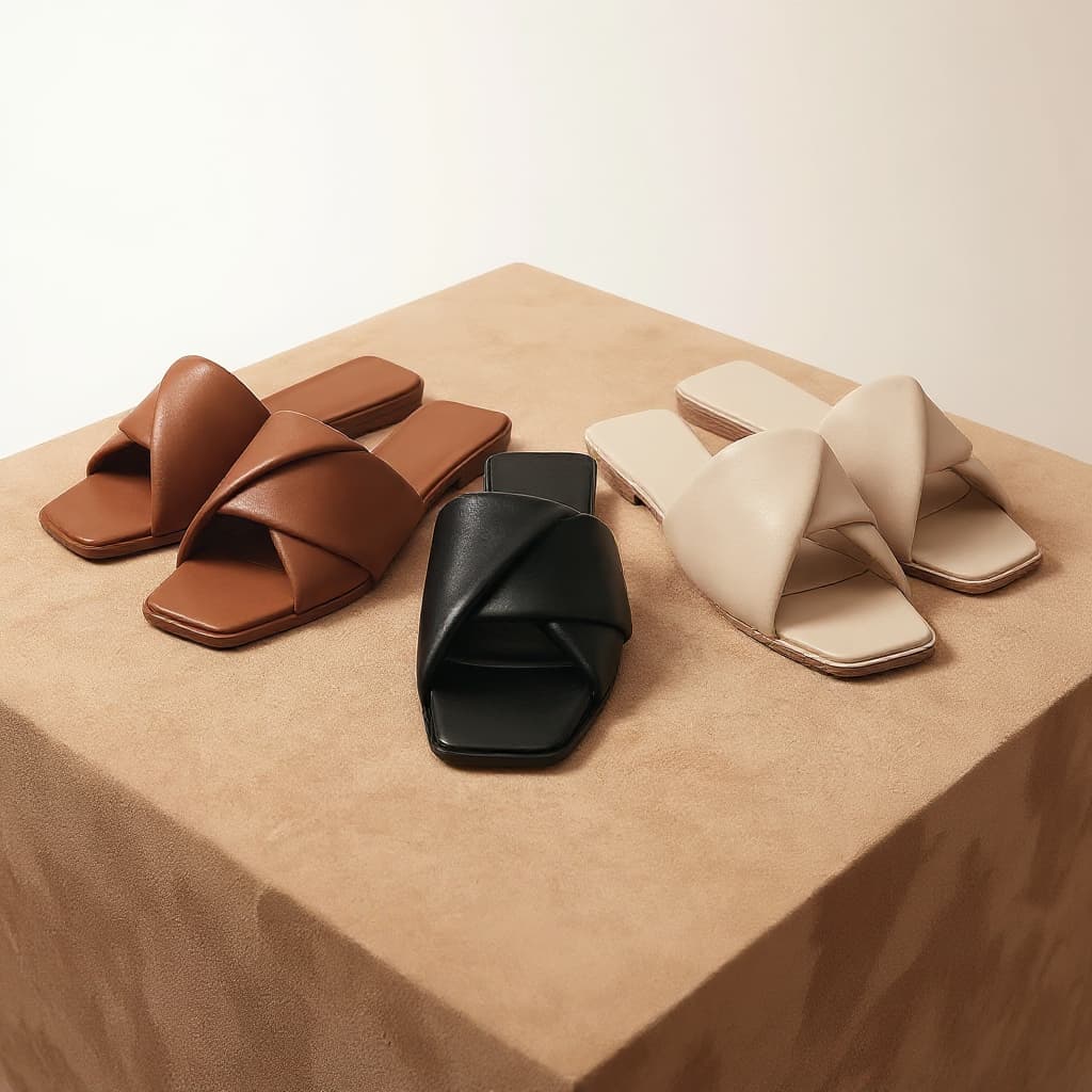 Ladies leather footwear
