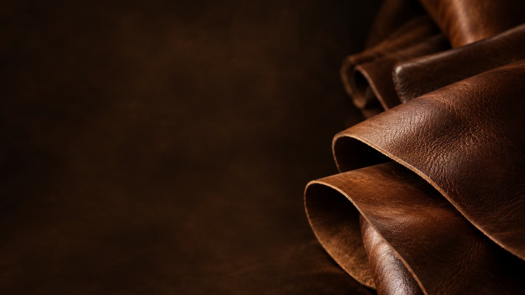 Leather materials representing SAAF Leather Products manufacturing